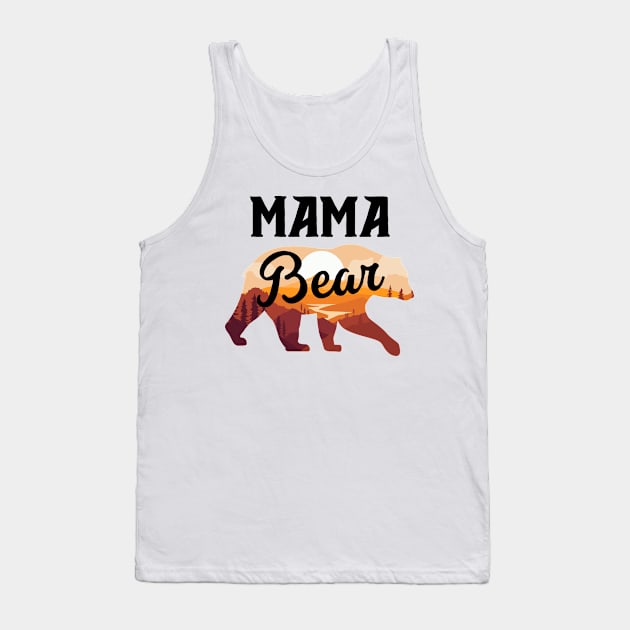 Mama Bear Tank Top by Super Atomic Tees